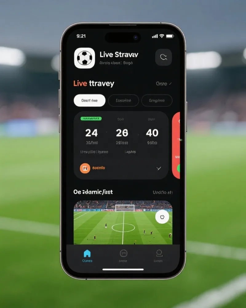 英超联赛直播APP界面