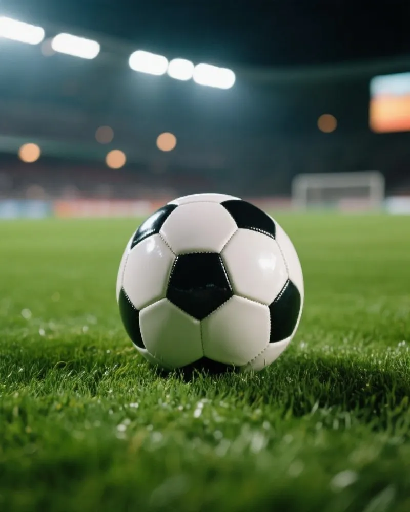 英超足球与草坪